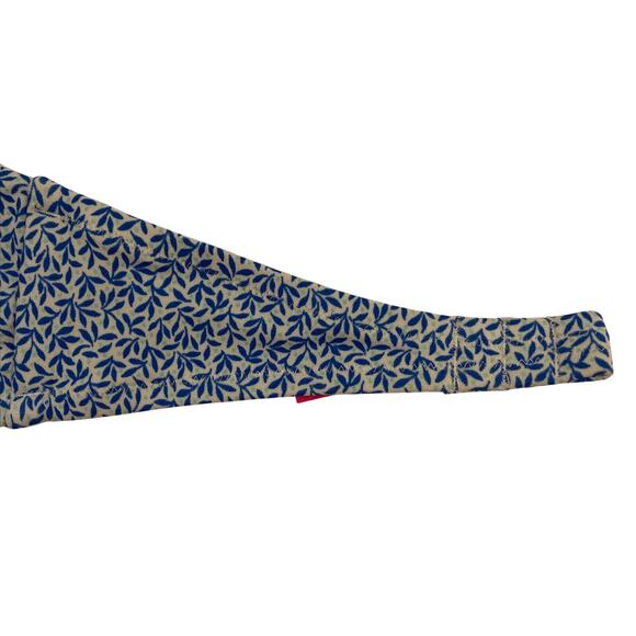 Victoria Victoria's Secret Blue Floral Halter Swimsuit Bikini Top Size 34 B EUC - Picture 5 of 12